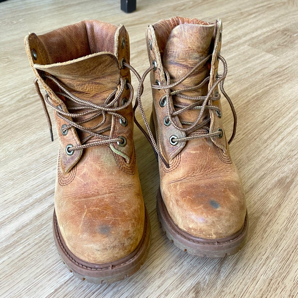 Timberland all leather boots